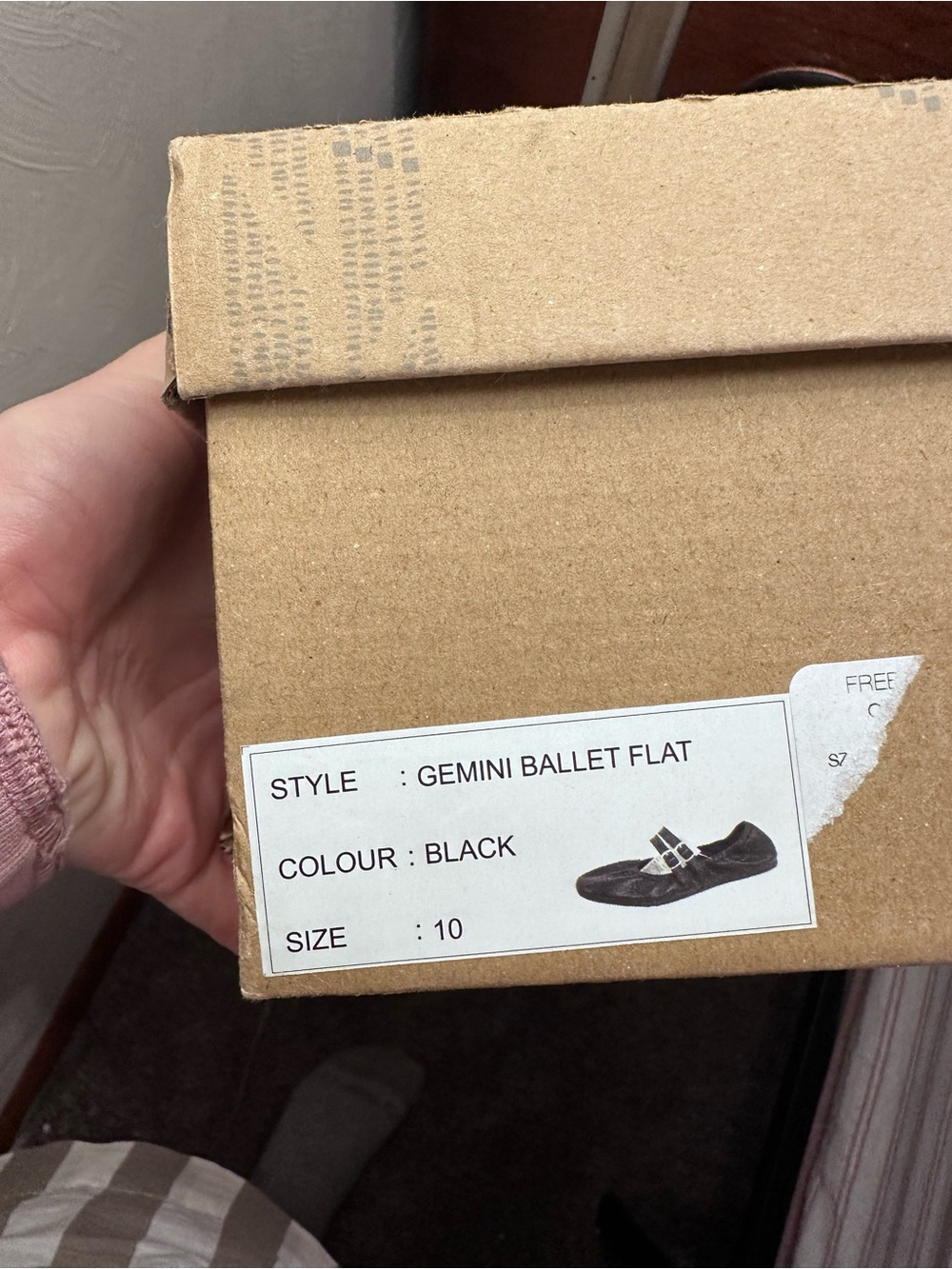 Black Double-Strap Mary Jane Flats - Picture 7 of 10